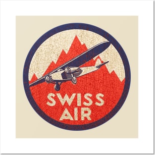 Swiss Air Posters and Art